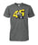 vr46 Valentino Ross Yamaha Unisex Cotton Tee Shirt-Short Sleeves-ViralStyle-Dark Heather-S-Pixefy