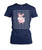 Oh My God Pig - Schwein Women's Crew Tee-Ladies Tees-ViralStyle-Navy-S-Pixefy