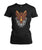 Fox Women's Crew Tee-Ladies Tees-ViralStyle-Black-S-Pixefy