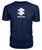 SUZUKI Premium Unisex Tee Shirt-Short Sleeves-ViralStyle-Navy-S-Pixefy