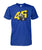 vr46 Valentino Ross Yamaha Unisex Cotton Tee Shirt-Short Sleeves-ViralStyle-Royal-S-Pixefy