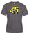 vr46 Valentino Ross Yamaha Bella Canvas Tee-Short Sleeves-ViralStyle-Dark Grey Heather-S-Pixefy