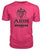 AUDI AN ENDLESS LEGEND Premium Unisex T SHIRT-Short Sleeves-ViralStyle-Hot Pink-S-Pixefy