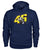 vr46 Valentino Ross Yamaha Hoodie-Hoodies-ViralStyle-Navy-S-Pixefy