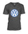 Volkswagen Mens V-Neck-V-Necks-ViralStyle-Charcoal-S-Pixefy