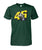 vr46 Valentino Ross Yamaha Unisex Cotton Tee Shirt-Short Sleeves-ViralStyle-Forest Green-S-Pixefy