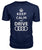 keep Calm and drive Audi Premium Unisex Tee-Short Sleeves-ViralStyle-Navy-S-Pixefy