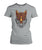 Fox Women's Crew Tee-Ladies Tees-ViralStyle-Sport Grey-S-Pixefy