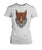 Fox Women's Crew Tee-Ladies Tees-ViralStyle-Ice Grey-S-Pixefy