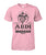 AUDI AN ENDLESS LEGEND Unisex Cotton T SHIRT-Short Sleeves-ViralStyle-Light Pink-S-Pixefy