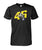 vr46 Valentino Ross Yamaha Unisex Cotton Tee Shirt-Short Sleeves-ViralStyle-Black-S-Pixefy