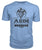 AUDI AN ENDLESS LEGEND Premium Unisex T SHIRT-Short Sleeves-ViralStyle-Light Blue-S-Pixefy