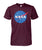 NASA Unisex Cotton Tee-Short Sleeves-ViralStyle-Maroon-S-Pixefy