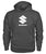 SUZUKI Gildan Hoodie-Hoodies-ViralStyle-Charcoal-S-Pixefy