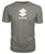 SUZUKI Premium Unisex Tee Shirt-Short Sleeves-ViralStyle-Charcoal-S-Pixefy