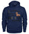 I Love My Dachshund Gildan Hoodie-Hoodies-ViralStyle-Navy-S-Pixefy