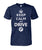 KEEP CALM AND DRIVE BMW Unisex Cotton Tee-Short Sleeves-ViralStyle-Navy-S-Pixefy