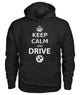 KEEP CALM AND DRIVE BMW Gildan Hoodie sweat à capuche