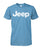 Jeep Unisex Cotton Tee-Short Sleeves-ViralStyle-Carolina Blue-S-Pixefy