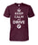 KEEP CALM AND DRIVE BMW Unisex Cotton Tee-Short Sleeves-ViralStyle-Maroon-S-Pixefy