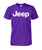 Jeep Unisex Cotton Tee-Short Sleeves-ViralStyle-Purple-S-Pixefy